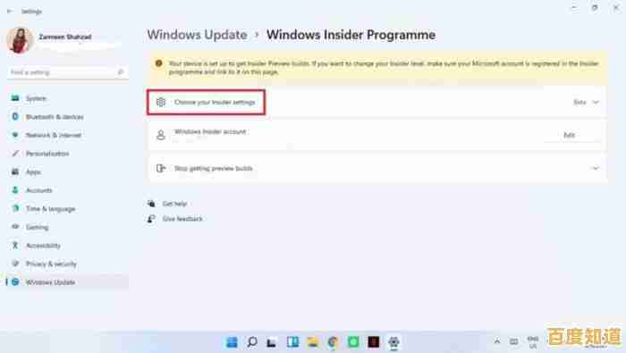 Win11如何切换至DEV频道:详细操作指南与注意事项