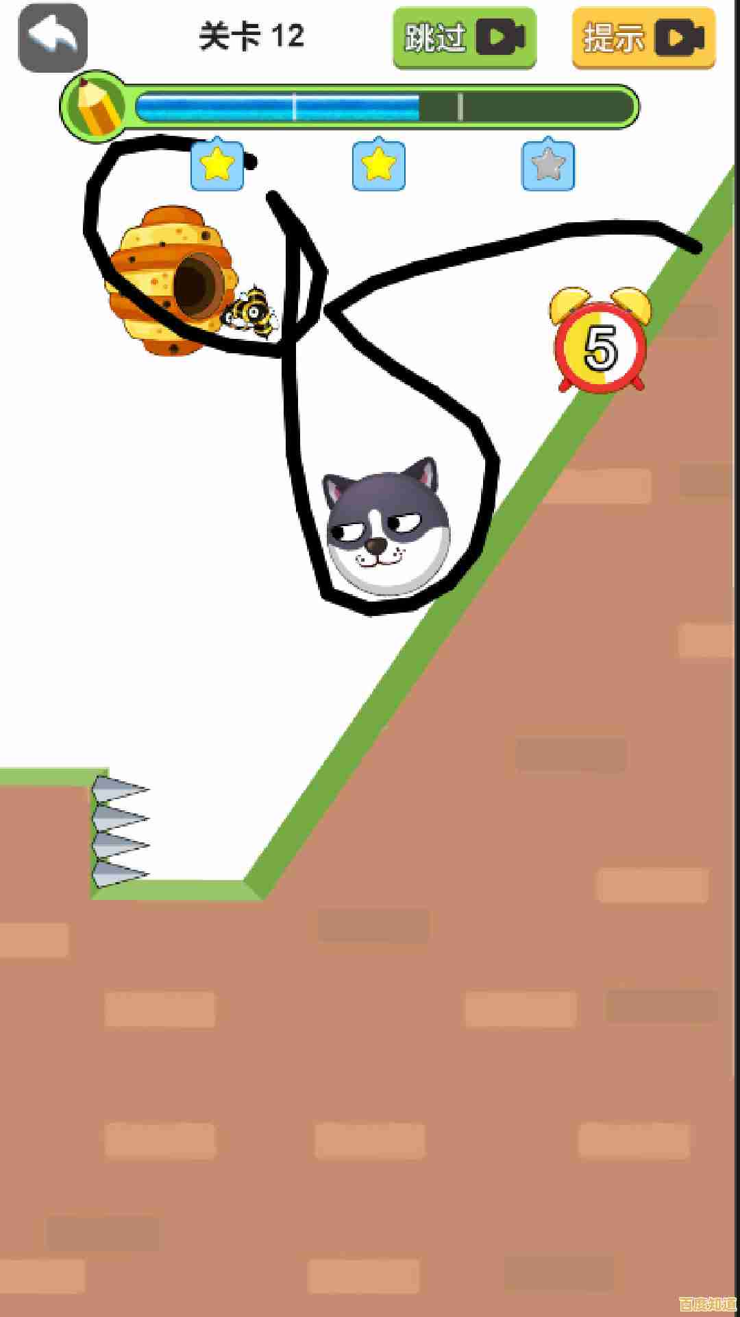 《画线救猫猫》竟然这么好玩？不试试怎么知道猫猫多需要你！